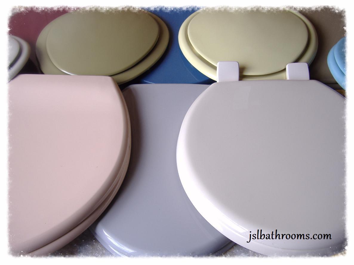 Old Colour Toilet Seats UK. Large Stocks Trade Prices UK
